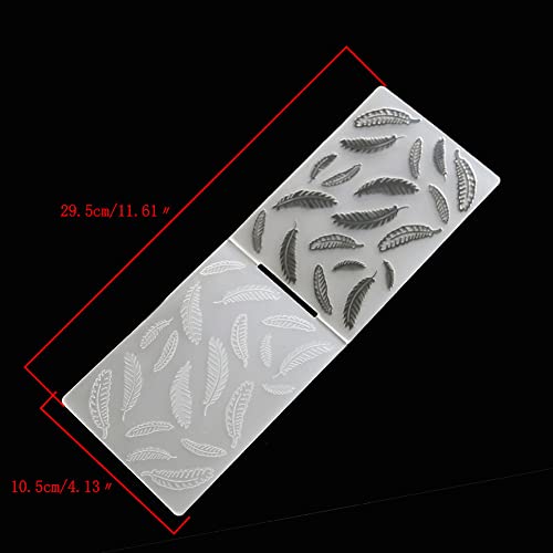 9Pcs Leaf Flower Plastic Embossing Folder DIY Craft Template Molds Stamp Stencils Scrapbook Paper Cards Photo Album Making Tools Embossing Folders Handmade Art Craft Supplies Decorating Mold - Thumbnail 7