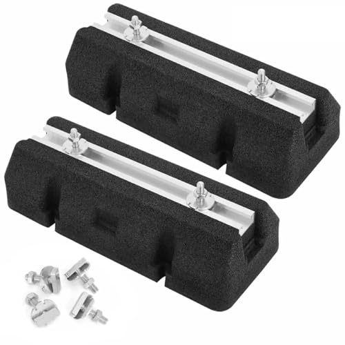 GREENSAPPIRE 2 Stück Dämpfungssockel für Wärmepumpe & Klimaanlage Bodenkonsole mit Stoßdämpfung & Geräuschreduzierung, Verstellbarer...