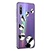 Suhctup Coque Comaptible pour Xiaomi Redmi S2/Y2,Transparent Silicone TPU Bumper Motif Animal Crystal Ultra Mince Etui Cover Antichocs Résistance Aux Rayures Protection Housse Case,Pandas 4