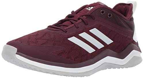 adidas Men's Speed Trainer 4, Maroon/Crystal White/Black, 5 M US