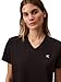 Calvin Klein Women's Archive Logo V-Neck T-Shirt Black