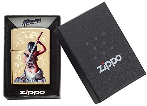 Encendedor de bolsillo Zippo Mazzi Dragon Girl miniatura 6