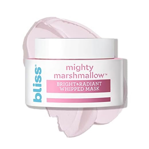 bliss - Mighty Marshmallow Face Mask | Brightening & Hydrating Face Mask| Vegan | Cruelty Free | Paraben Free | 1.7 fl. oz.