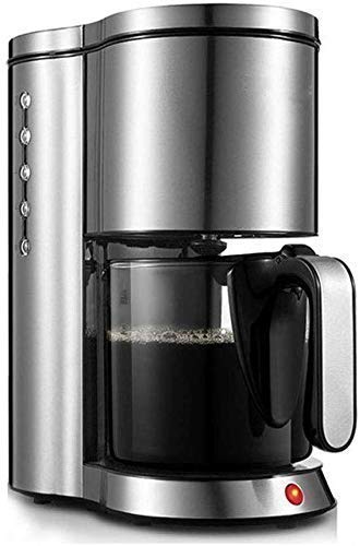 Filterkaffeemaschine, vollautomatische Haushalts-Espressomaschine Ausschaltfunktion 40 Minuten warm halten Abnehmbarer Filter und Heizplatte im