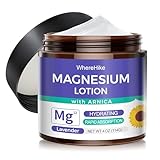 STILIP Magnesium Lotion with Arnica -Magnesium Cream for Nighttime Skin Care, Lightweight Moisturizing Body Cream Deep Hydration - Lavender