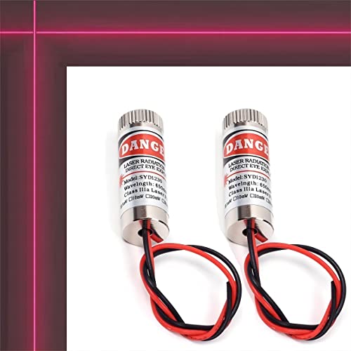 WWZMDiB 3 Choices, dot, line, Fork (2Pcs Red Cross Laser Diode)