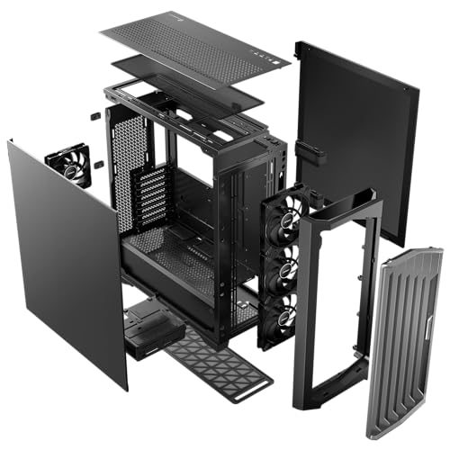 Image of Antec Performance 1 Silent, RTX 40 Series GPU Support, Exquisite Steel Mesh, 4 x Tranquil Silent PWM Fans, Sound-Dampening Side Panels, Removable Top Fan /Radiator Bracket, Full-Tower E-ATX PC Case