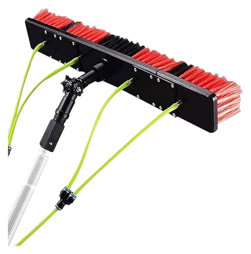 DJXLMN Kit di pulizia per finestre con spazzola telescopica per superfici esterne in vetro