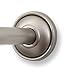 BINO Expandable Curved Shower Curtain Rod, Brushed Nickel - 48" to 72" - Adjustable Bathroom Curved Shower Rod Pole