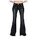 Produktbild Bell-Bottom Damen Jeans Übergröße Weites Bein Übergröße Schlaghose Denim Elegant Arbeitskleidung