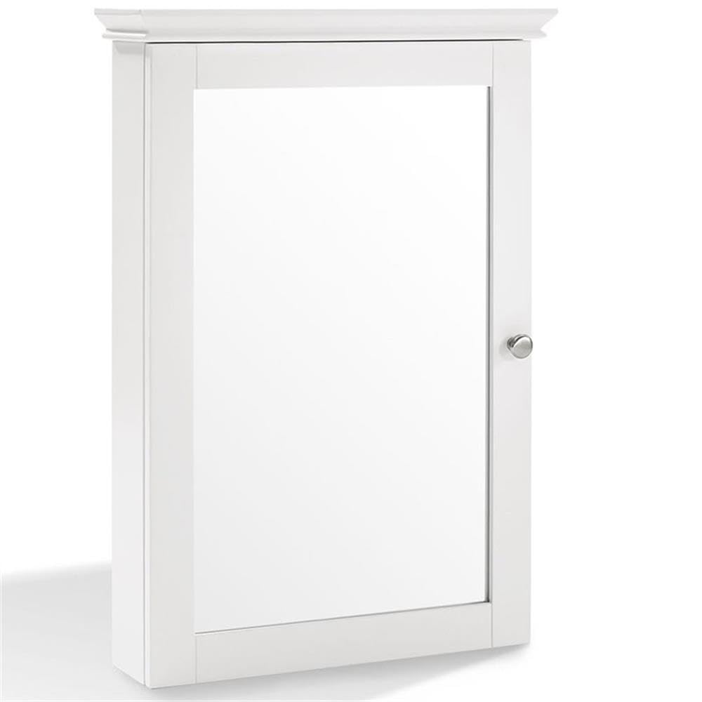Pemberly Row Mirror Medicine Cabinet in White