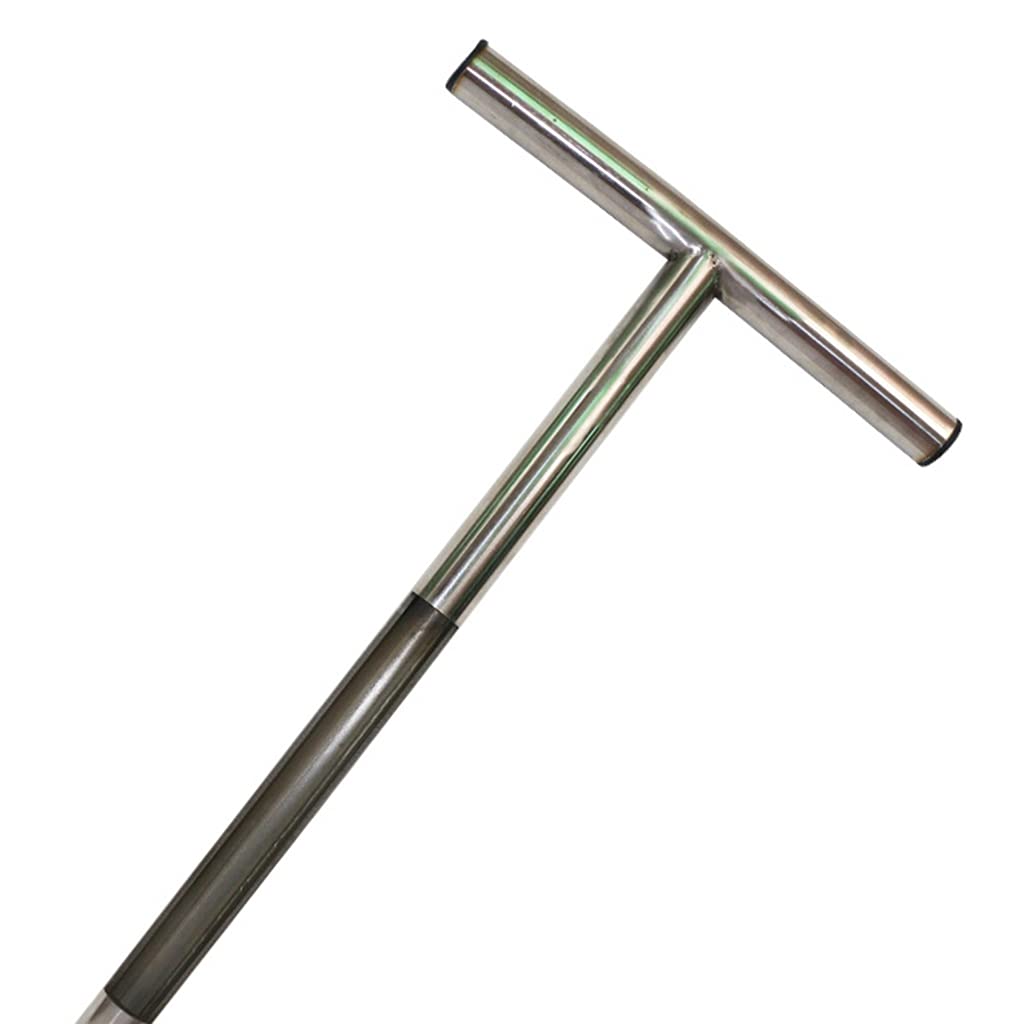 Garten Werkzeug Bodenprobenahme-Sonde, Edelstahl-Testwerkzeug Mit Auswerfer- Fußpedal Für Rasen, Garten, Bauernhof, Probenahme, 1 Meter, 38 Mm Garten Werkzeuge