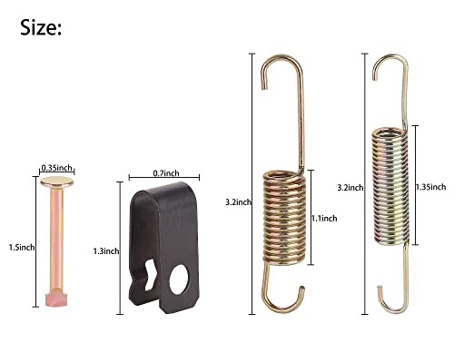 10L0L Golfwagen-Bremsbacken-Federsatz für Club Car DS und Präzedenzfälle ab 1980 mit Benzin/Elektro, OEM-Nr. 1018163-01, 1011466