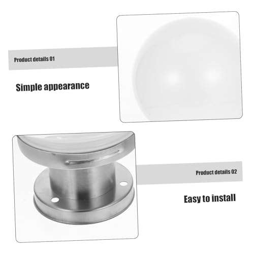 Éclairage de Cour Extérieur LED Étanche IP65 avec Globe Acrylique Rond - 3