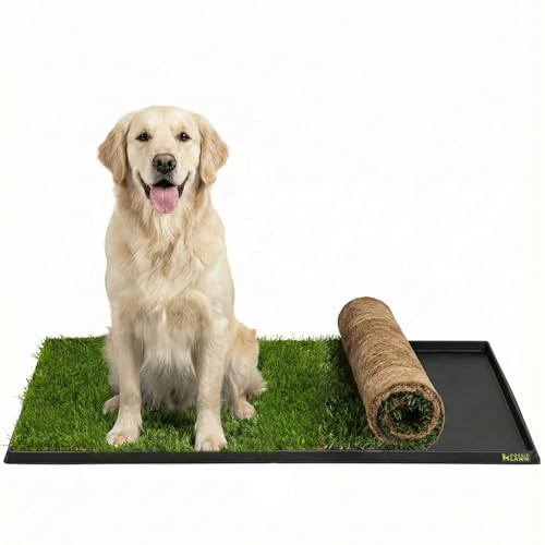 DoggieLawn XL Real Grass + Tray, 48x24 in