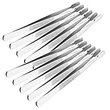 TOGEVAL 10 Stück Teiliges Edelstahl Pinzetten für Briefmarkensammlung Ergonomisch Leicht...