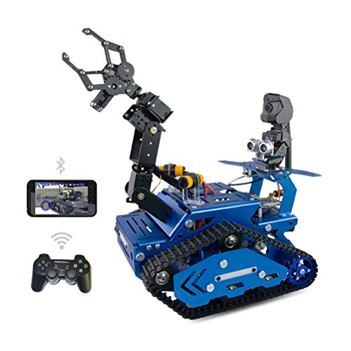 Raspberry Piロボットキット 720p Hdカメラdiyタンクロボットキット 顔と色の認識コード化ロボットキット 4自由度のロボット アームタンク追跡ロボット Hgyyio 869 146 459 1088694599146 の最安値と通販店 購入可 サープラ