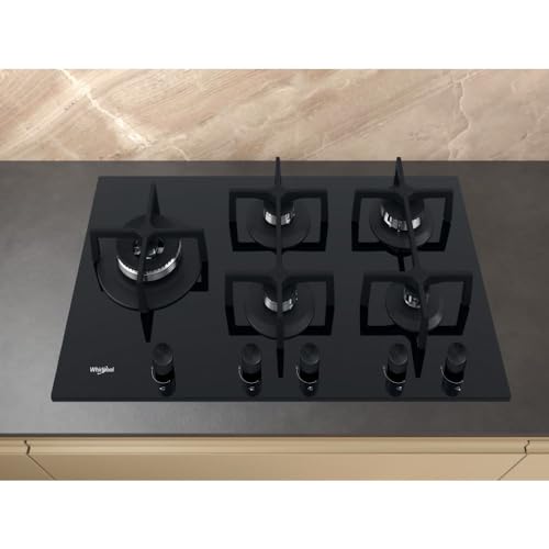 Plaque de cuisson gaz en verre WHIRLPOOL GOA 9523NB1 4 brûleurs Largeur 860 mm - vue 4