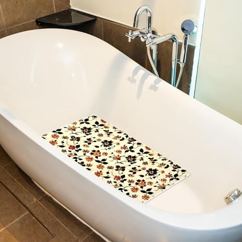 Tapis de bain antidérapant à séchage rapide extra long pour baignoire - 6
