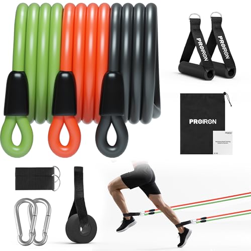 PROIRON �g���[�j���O�`���[�u �؃g�� �S���o���h �p���v�A�b�v �`���[�u ����[�ԃ`���[�u exercise band resistance band for men ���� �`���[�u ������ ���� �؃g�� 3�{�Z�b�g