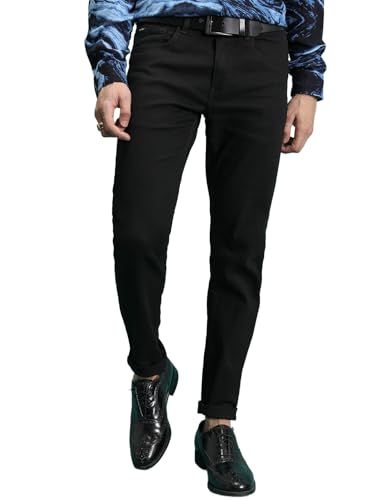 Image of Highlander Men's Straight Fit Jeans | Mid Rise | Stretchable | Designed for Comfort & Ease of Movement| Jeans for Man