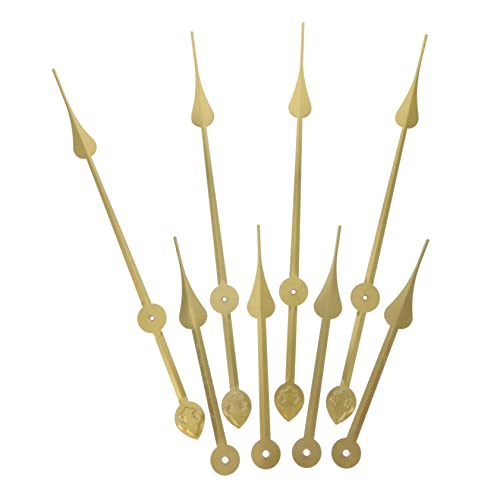 ETHZZLE 4個超大掛時計指針 書斎 リビング向け 精密クオーツ時計パーツ お