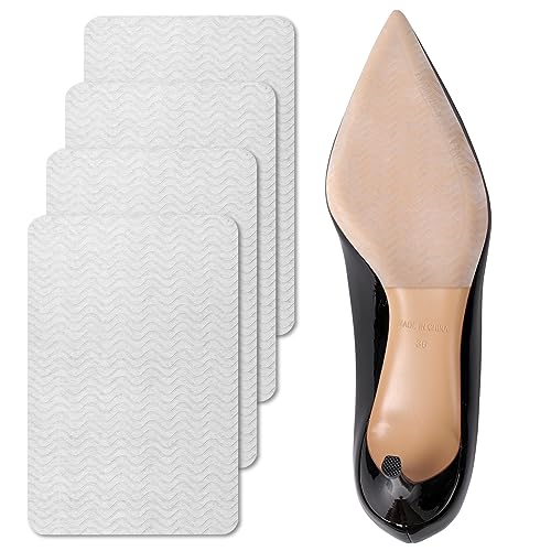 Image of Ashoesert Sole Protector for High Heels, Shoes Grips on Bottom of Shoes,Shoe Bottom Protectors Anti Slip Grips Self Adhesive Silicone Non Slip Shoe Pads