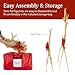 Best Choice Products 4ft 3-Piece 2D Lighted Christmas Deer Family Set, Large Outdoor Yard Reindeer Holiday Decoration with 175 LED Lights, Stakes, Zip Ties - Gold