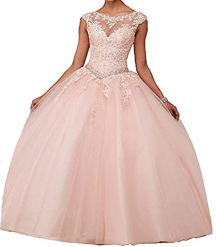 Image of QXMYOO Ball Gown Quinceanera Dresses Sweet 16 Prom Party Princess Dress for Teens