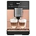 Miele CM 5510 Machine à Café Automatique Silencieuse, OneTouch for Two Préparation Simultanée, Programme pour Nettoyage Facile, Arôme Intense grâce à la Technologie AromaticSystem, Or Rosé