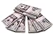 Motion Picture Money Prop Money Educational Play Money 20 Dollar Bills, Game Money Replace Money Stacks in Pretend Play Counting Money for Classroom Management,TV,Movie,Party