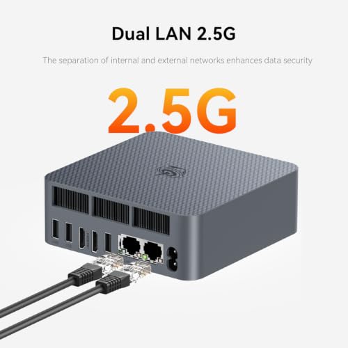 Image of Beelink Ai Mini PC EQR6 6600H AMD Ryzen 5 Processor 24GB LPDDR5 500GB SSD