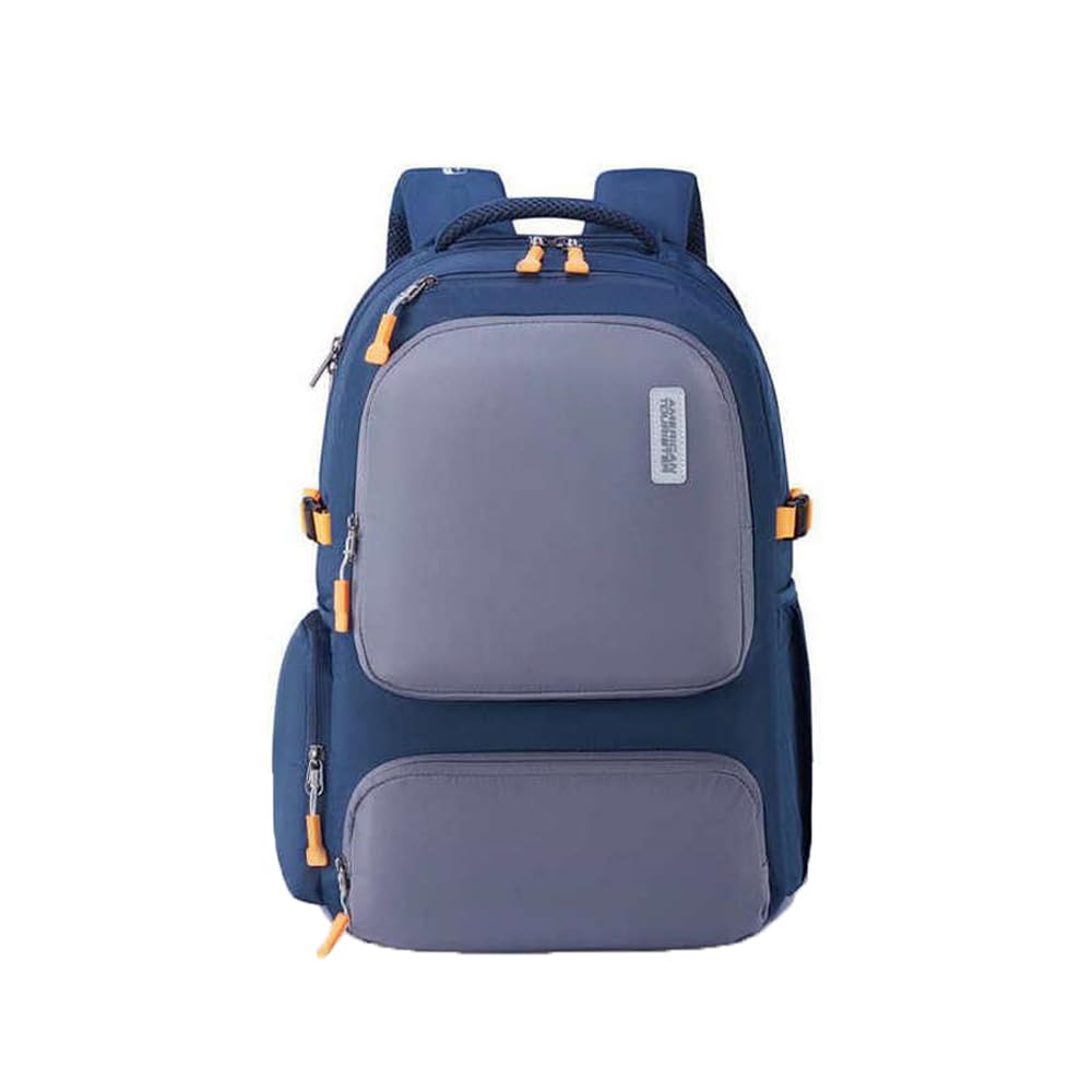 american tourister Zipper Brett 3.0 Polyester Men's Backpack (Free Size, Grey)-picture-38