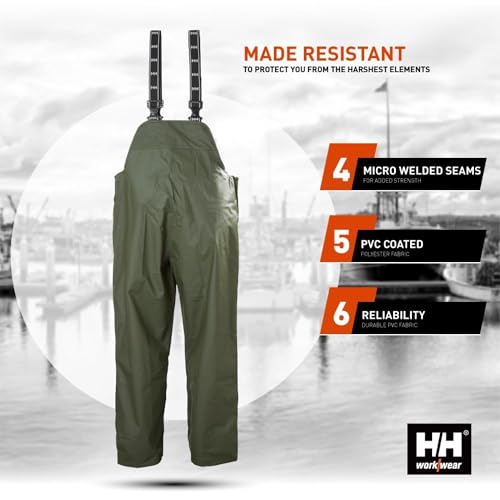 Helly Hansen Workwear Unisex mandal waterdichte regenbroek Helly Hansen Workwear, Grün, L EU