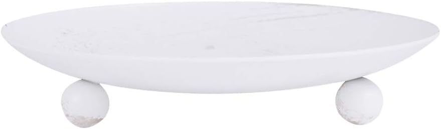 Decorative Iron Plate Candle Holder Pedestal Wax Candle Stand, Taper Candles for Candlesticks, Pillar Candle Holder for Wedding Decoration, Home Decor Bar Party (White and Gold)