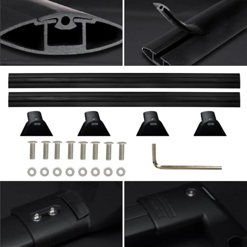 Barres de toit transversales pour Ford Explorer 2020-2023 noir mat - 3