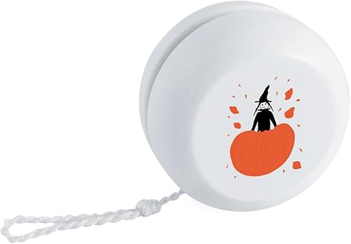 'Witch Bursting Out of a Pumpkin ' Retro Style Yo-Yo (YY00037146)