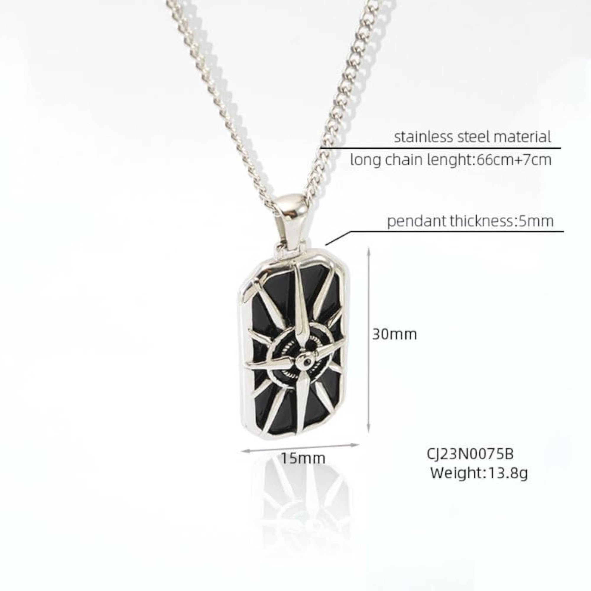 Men's Anti Tarnish Stainless Steel Bold Locket Neck Chain