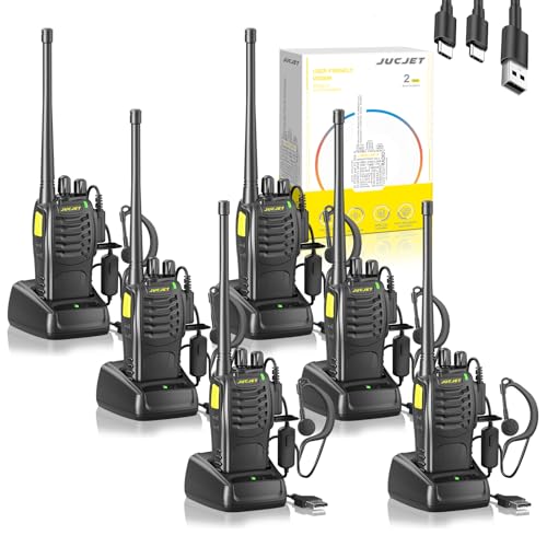 Talkie walkie 888HD longue portée avec réduction de bruit et 16 canaux
