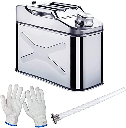 Bidon d'essence en métal 10L et réservoir portable pour carburant diesel