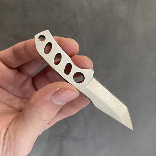 Lfhc Small Neck Knife Mini Full Tang Edc Tanto Fixed Blade Knife With Kydex Sheath And Necklace - Cool Tactical Pocket Knives For Men And Women - Survival Camping Hiking Boy Scout Tools (White) #TOP7