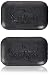 Soap Works Coal Tar Bar Soap (Black) (110g/bar) 2 bars