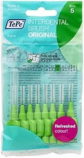 TePe Interdental Brushes 0.8mm Green - 3 Packets of 8 (24 Brushes)