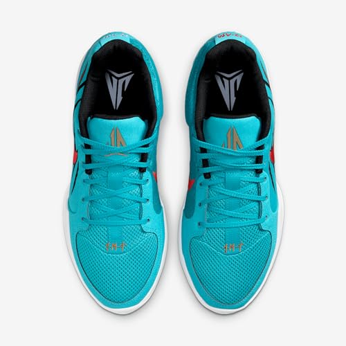 Ja 2 "Scratch Basketball Shoes (HQ1759-400, Rapid Teal/Black/Ale Brown/University Red)4