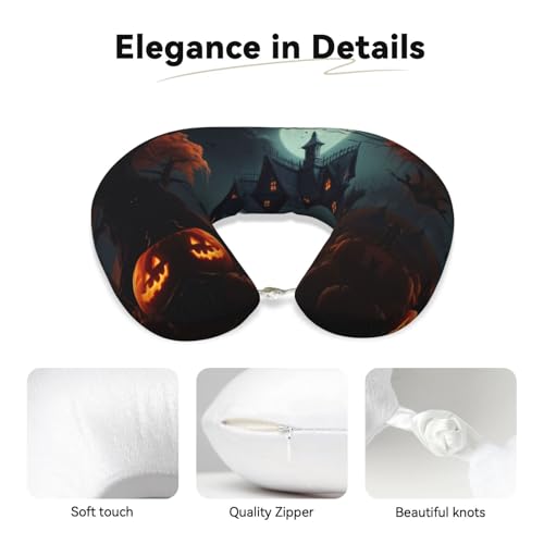 Almohada de espuma viscoelástica para viaje cuello miniatura 4