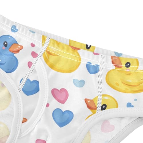 Wusikd Yellow Ducks Boys' Underwear Cotton Pink Boys Briefs Soft Toddler Underwear 2T4