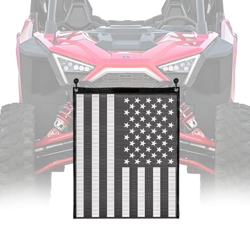 Image of Dawnjaccee UTV /ATV Trash Bag, PVC Mesh Storage Sack Compatible with Polaris RZR, Can-Am, Kawasaki, Honda & Golf Carts, Universal Fit Off-Road Accessories