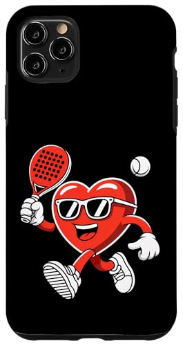 Love Padel �L���[�g �o�����^�C�� �n�[�g �X�}�z�P�[�X iPhone 11 Pro Max �p