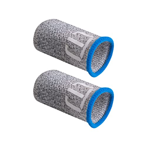 lmoikesz Packung mit 2 Spielen, Fingerspitzen Hülsen, Handschuhen, bequemen Hüllen, Gris argent Cover