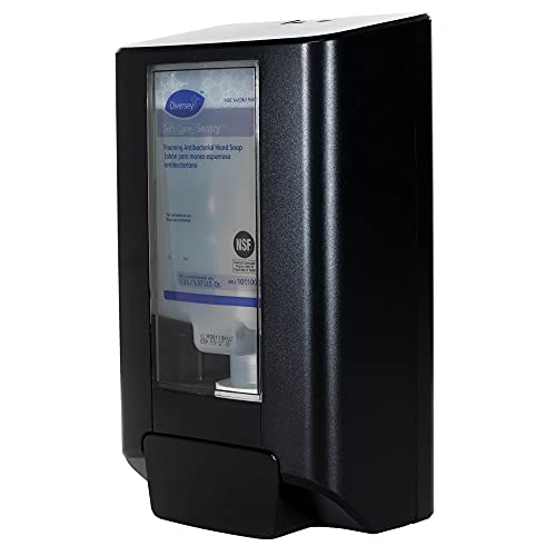 Image of Diversey IntelliCare Manual Hand Hygiene Dispenser, Black, 6 Pack